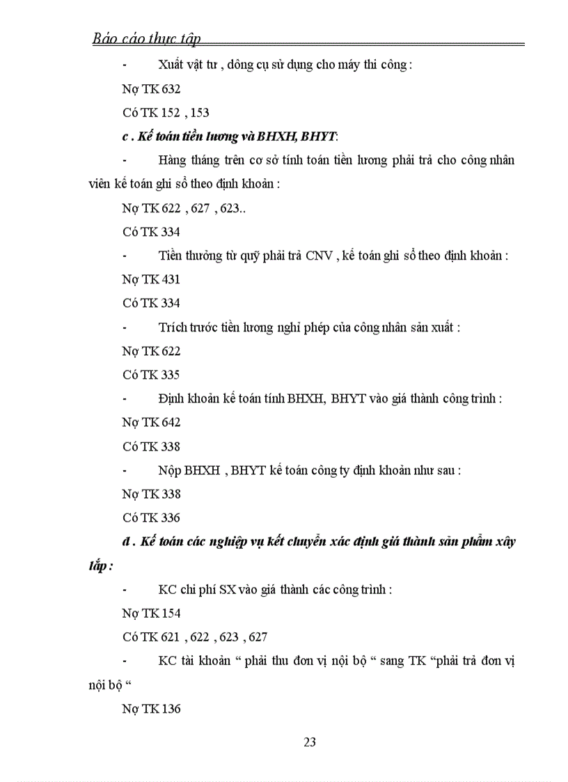 image for page Báo cáo thực tập tổng hợp của công ty xây lắp và vật tư xây dựng