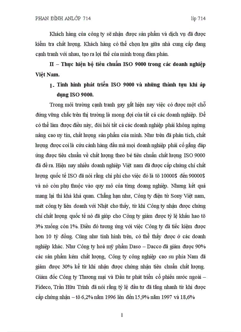 image for page ISO 9000 và áp dụng mô hình quản lý chất lượng tiên tiến trong các doanh nghiệp Việt Nam