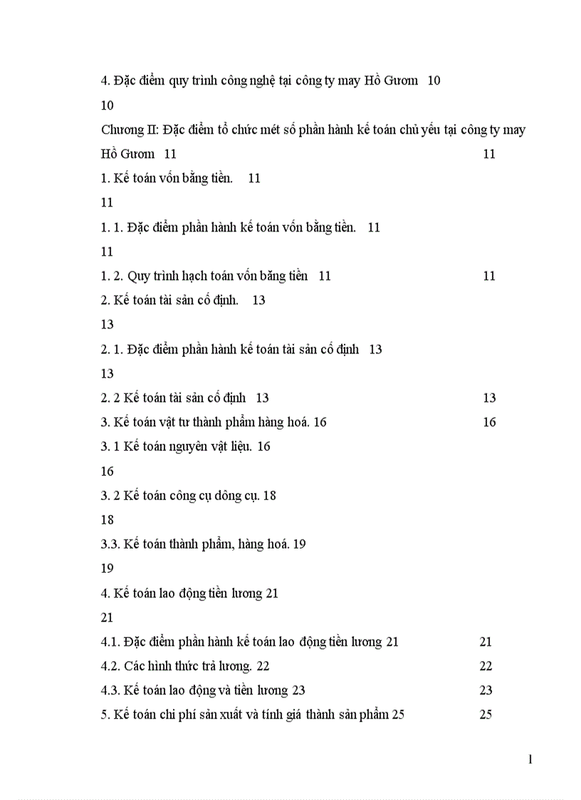 image for page Đặc điểm tổ chức một số phần hành kế toán chủ yếu tại công ty may Hồ Gươm