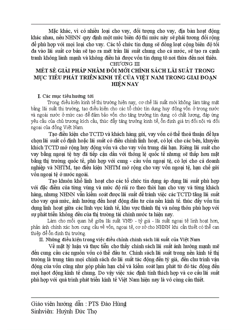 image for page Lãi suất Vai trò của lãi suất và đổi mới chính sách lãi suất trong giai đoạn hiện nay