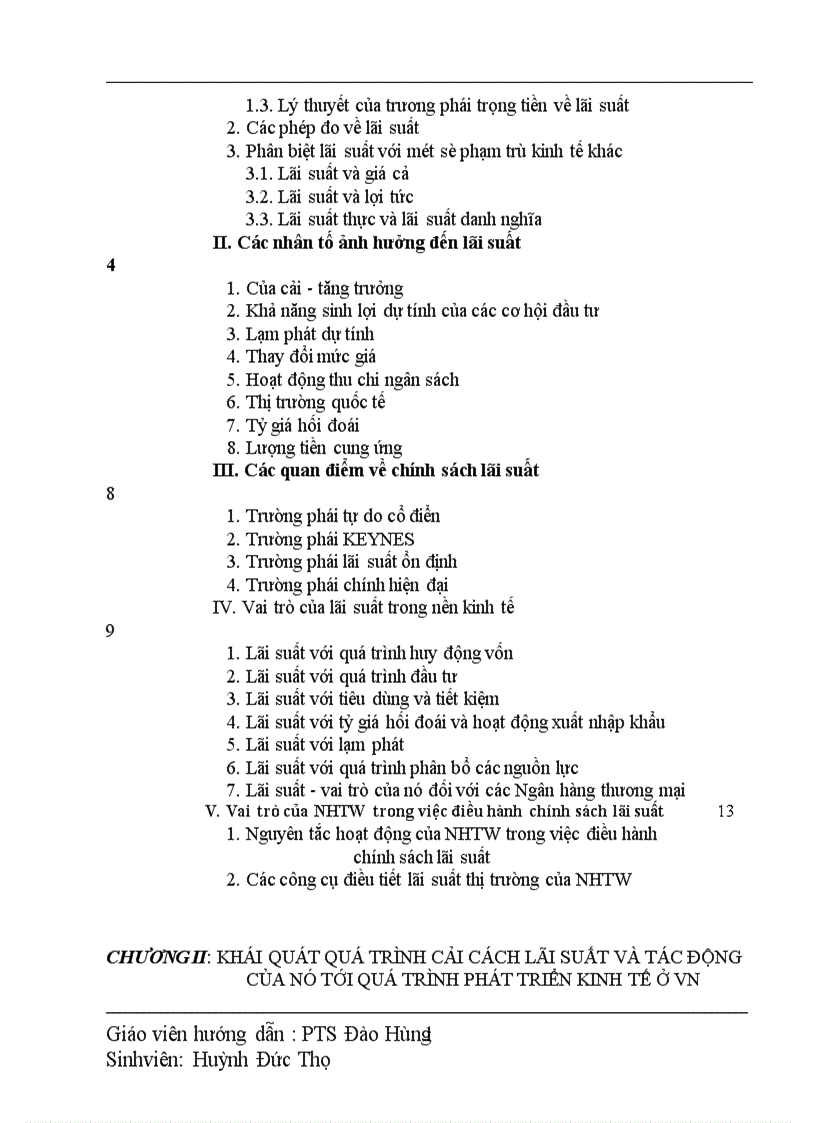 image for page Lãi suất Vai trò của lãi suất và đổi mới chính sách lãi suất trong giai đoạn hiện nay