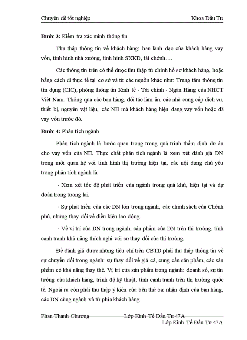 image for page Các phương pháp chủ yếu được áp dụng trong thẩm định tài chính dự án đầu tư tại Chi nhánh Ngân hàng Công Thương Thanh Xuân Thực trạng và một số ý kiến đề xuất 1