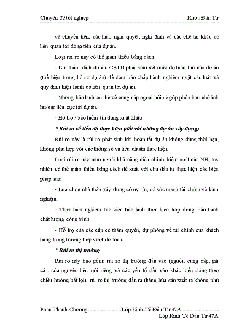 image for page Các phương pháp chủ yếu được áp dụng trong thẩm định tài chính dự án đầu tư tại Chi nhánh Ngân hàng Công Thương Thanh Xuân Thực trạng và một số ý kiến đề xuất 1