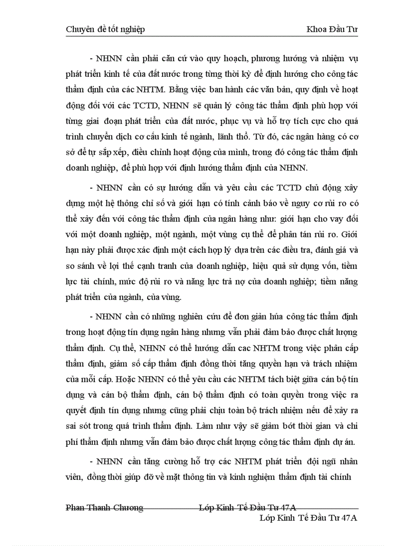 image for page Các phương pháp chủ yếu được áp dụng trong thẩm định tài chính dự án đầu tư tại Chi nhánh Ngân hàng Công Thương Thanh Xuân Thực trạng và một số ý kiến đề xuất 1