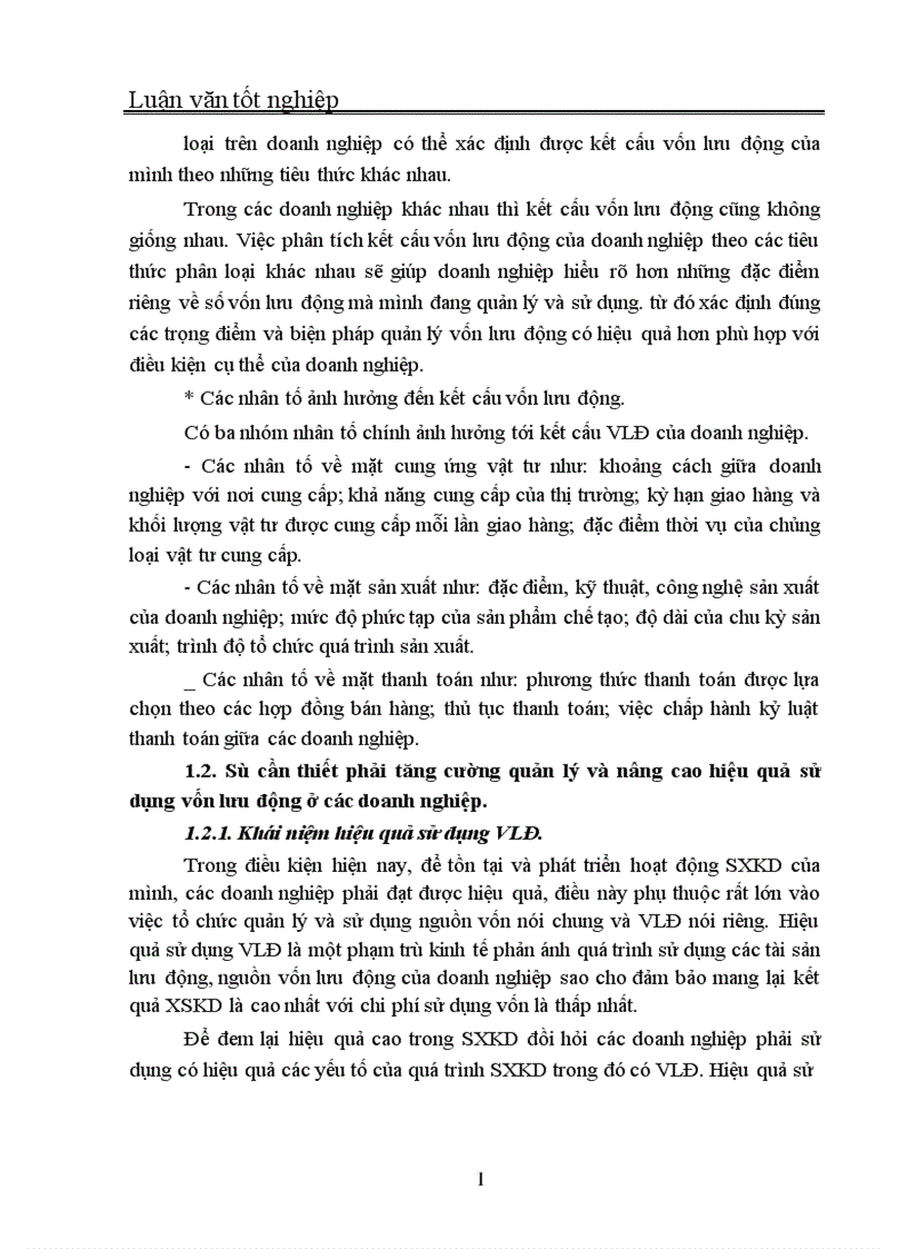 image for page Quản trị và nâng cao hiệu quả sử dụng vốn lưu động tại Công ty In Thương mại Dịch vụ Ngân hàng 1