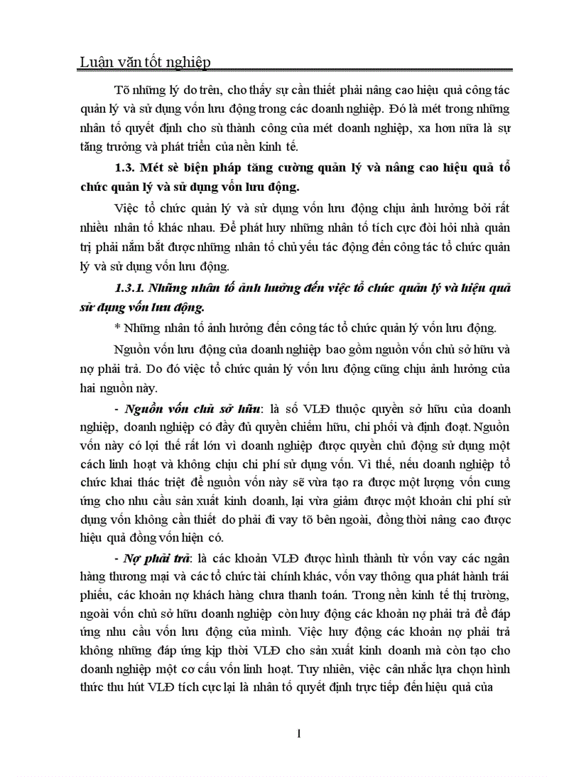 image for page Quản trị và nâng cao hiệu quả sử dụng vốn lưu động tại Công ty In Thương mại Dịch vụ Ngân hàng 1
