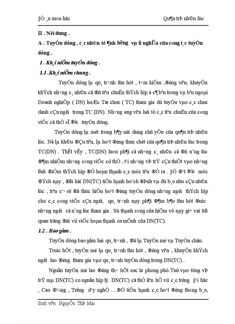 image for page tuyển dụng là hoạt động then chốt của quản trị nhân lực trong một tổ chức hay là doanh nghiệp 1