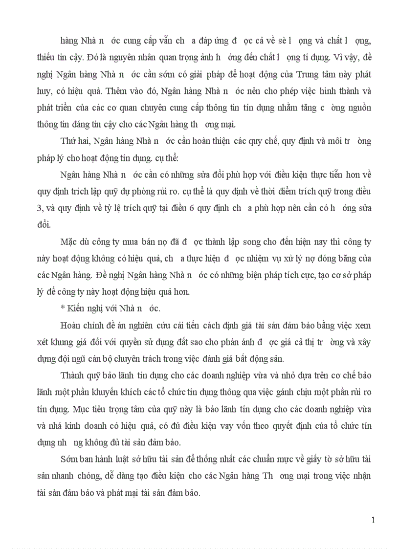 image for page Một số giải pháp nâng cao chất lượng tín dụng trung dài hạn tại Chi nhánh Ngân hàng Công thương tỉnh Nam Định 1