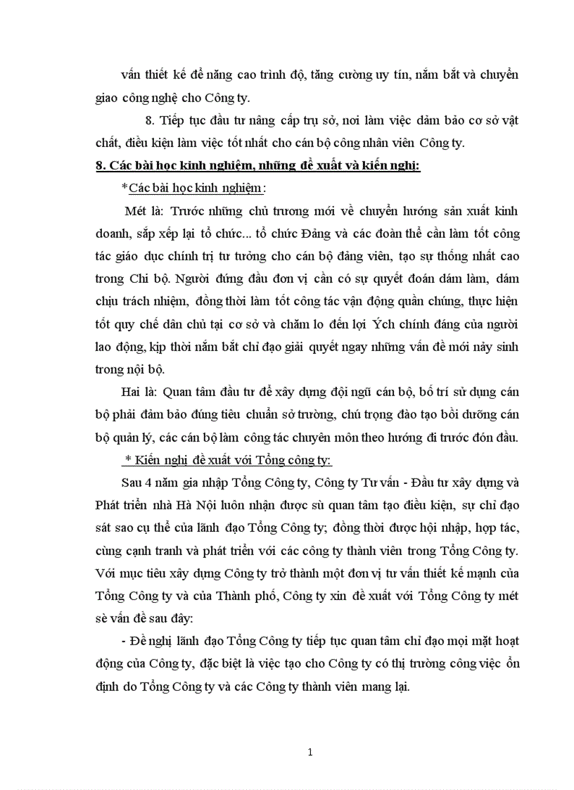 image for page Báo cáo thực tập tổng hợp của công ty tư vấn đầu tư xây dựng và phát triển nhà hà nội