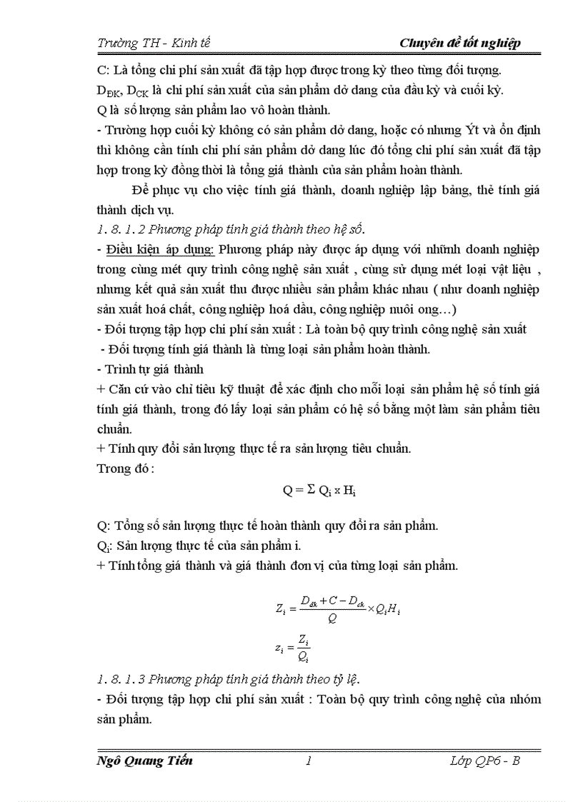 image for page Tổ chức công tác kế toán tập hợp chi phí sản xuất và tính giá thành sản phẩm 1
