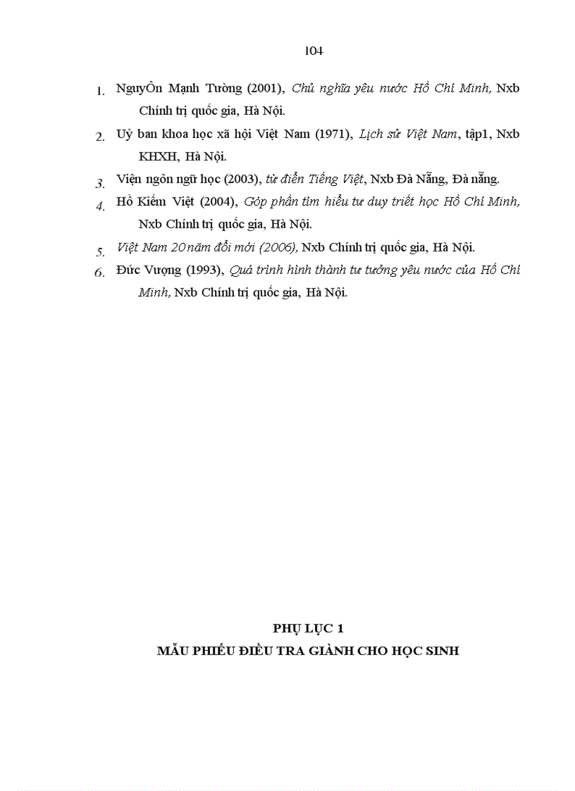 image for page Giáo dục chủ nghĩa yêu nước Hồ Chí Minh cho học sinh trung học phổ thông tỉnh Bắc Ninh trong thời kỳ đẩy mạnh công nghiệp hoá hiện đại hoá đất nước