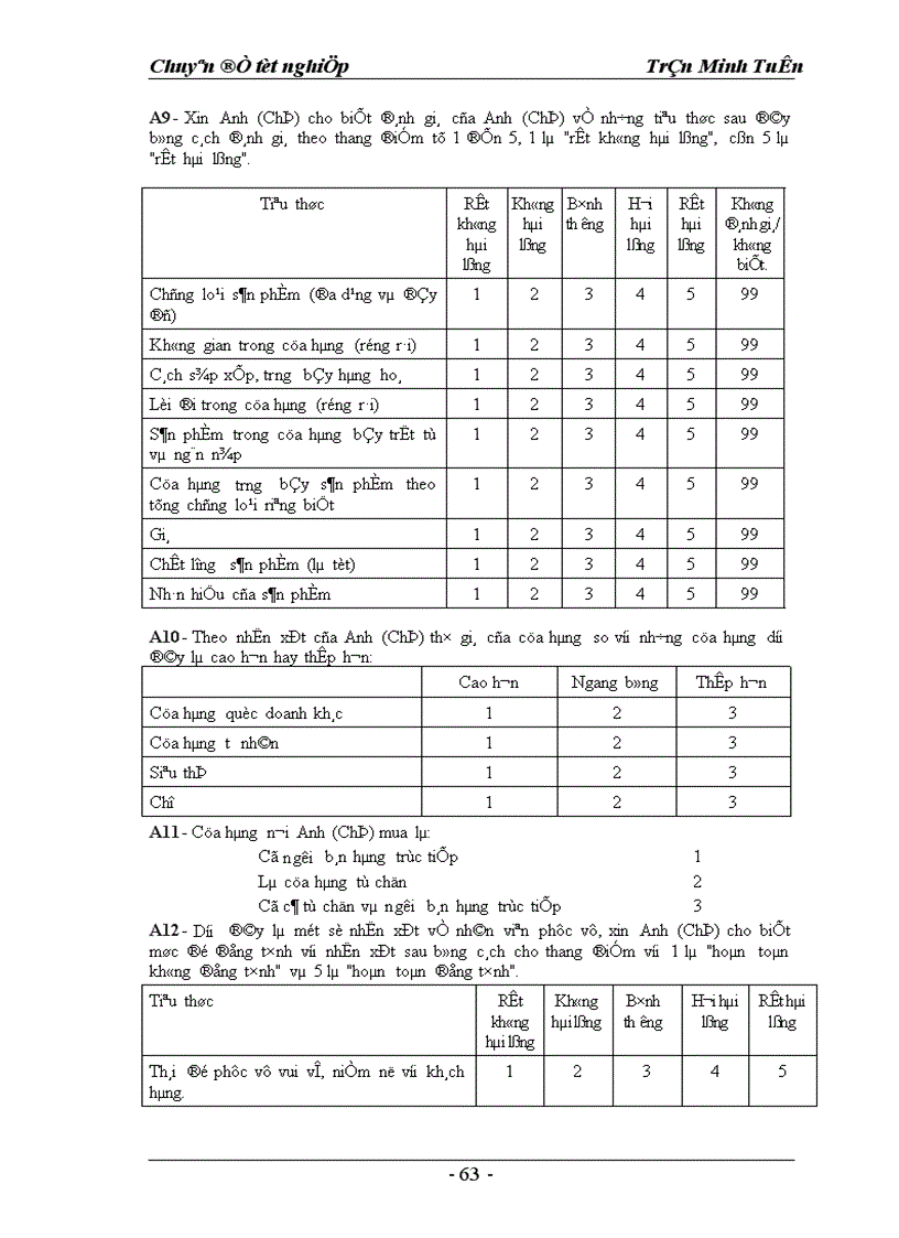 image for page Một số giải pháp marketing nhằm hoàn thiện và nâng cao mức độ thỏa mãn khách hàng của Công ty TM DV Tràng Thi 1