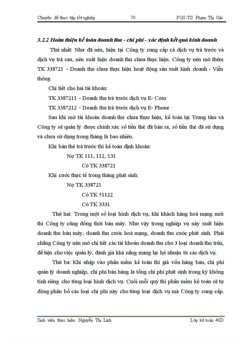 image for page Hoàn thiện kế toán doanh thu chi phí xác định kết quả kinh doanh dịch vụ Viễn thông tại Công ty Thông tin Viễn thông Điện lực 1