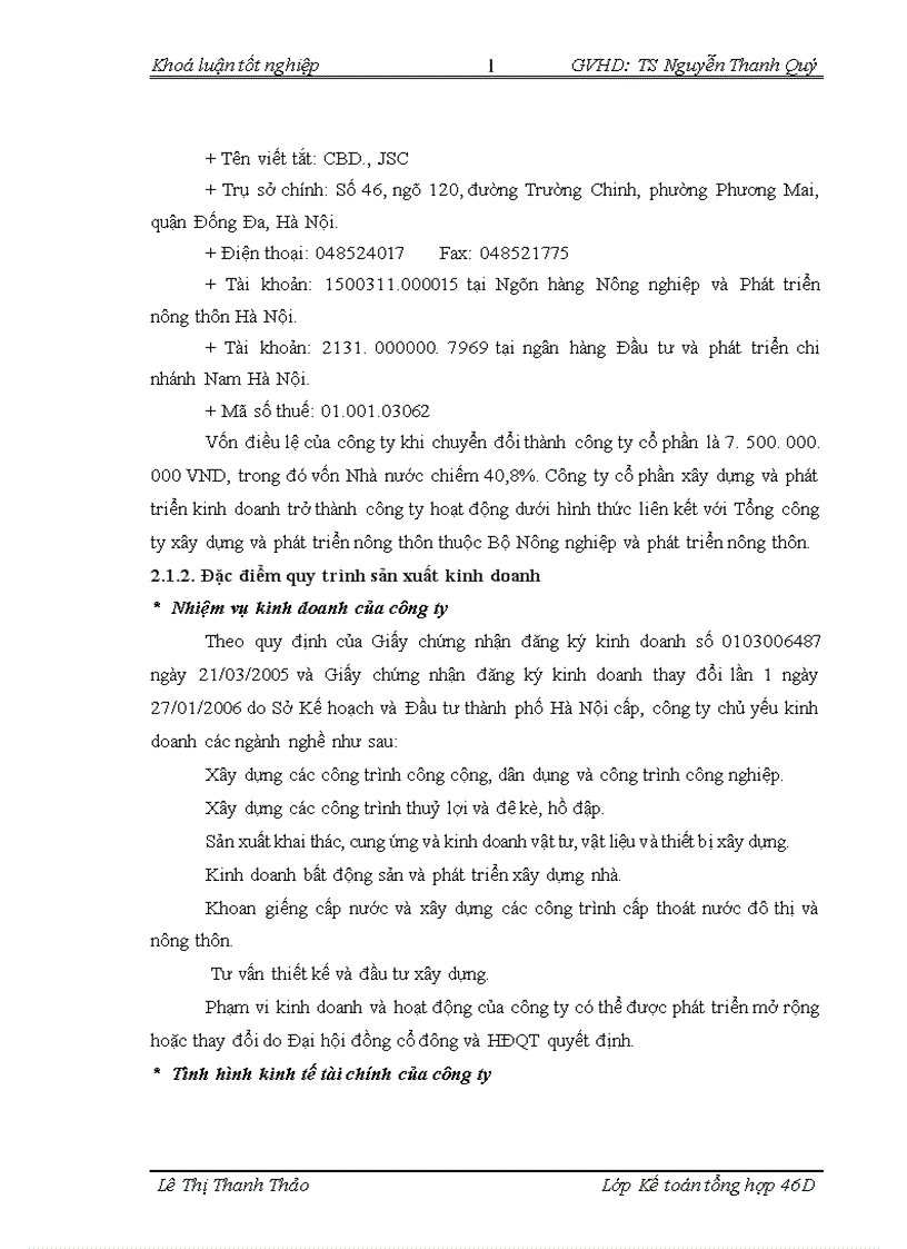 image for page Hoàn thiện kế toán chi phí sản xuất và tính giá thành sản phẩm xây lắp tại Công ty cổ phần xây dựng và phát triển kinh doanh