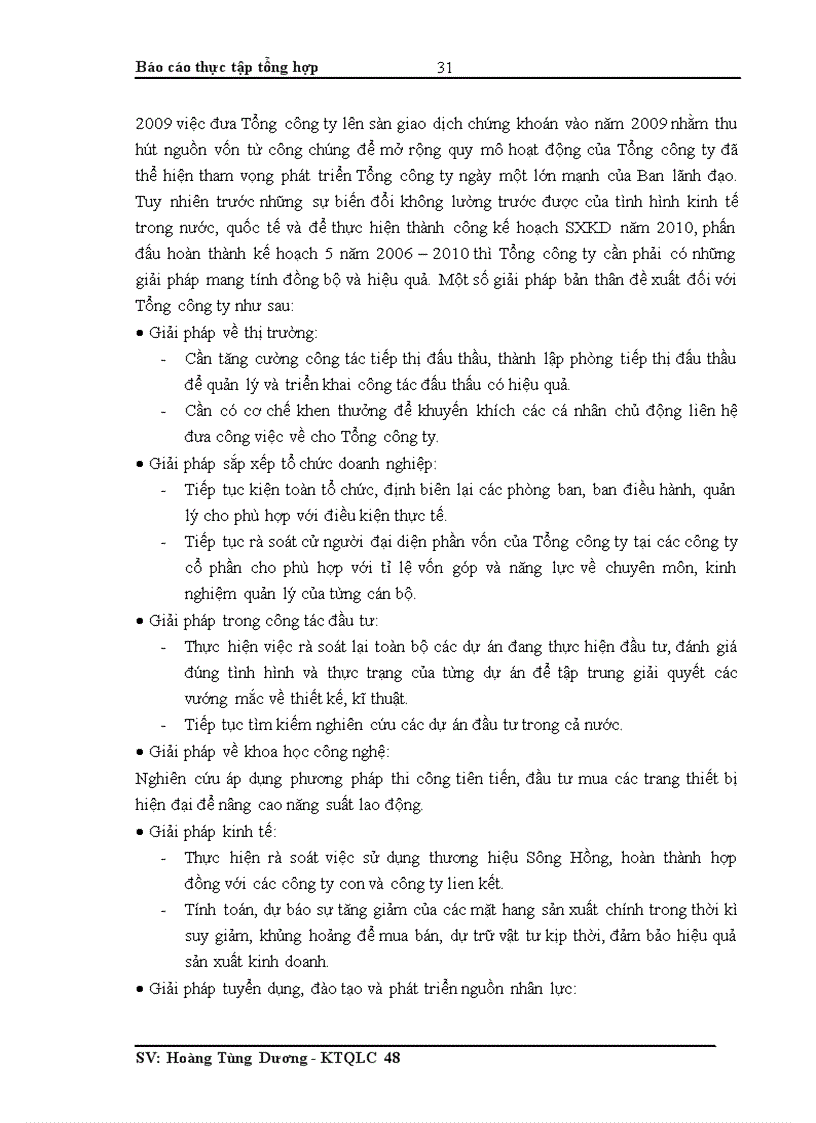 image for page Báo cáo thực tập tổng hợp của Tổng công ty Sông Hồng