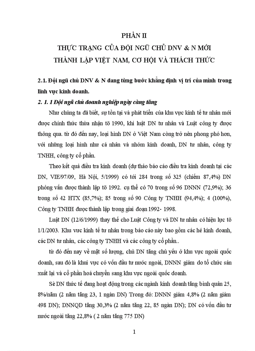 image for page Cơ hội và thách thức đối với chủ DNV N mới thành lập 1