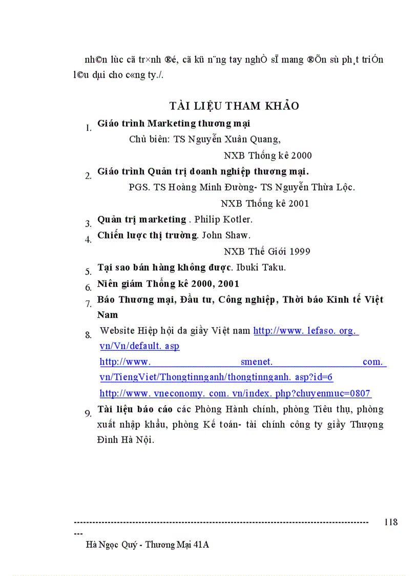 image for page Giải pháp phát triển thị trường tiêu thụ sản phẩm tại công ty giầy Thượng Đình Hà Nội 1