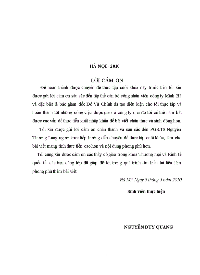 image for page Nâng cao hiệu quả xuất mặt hàng gạo tại Công ty Minh Hà