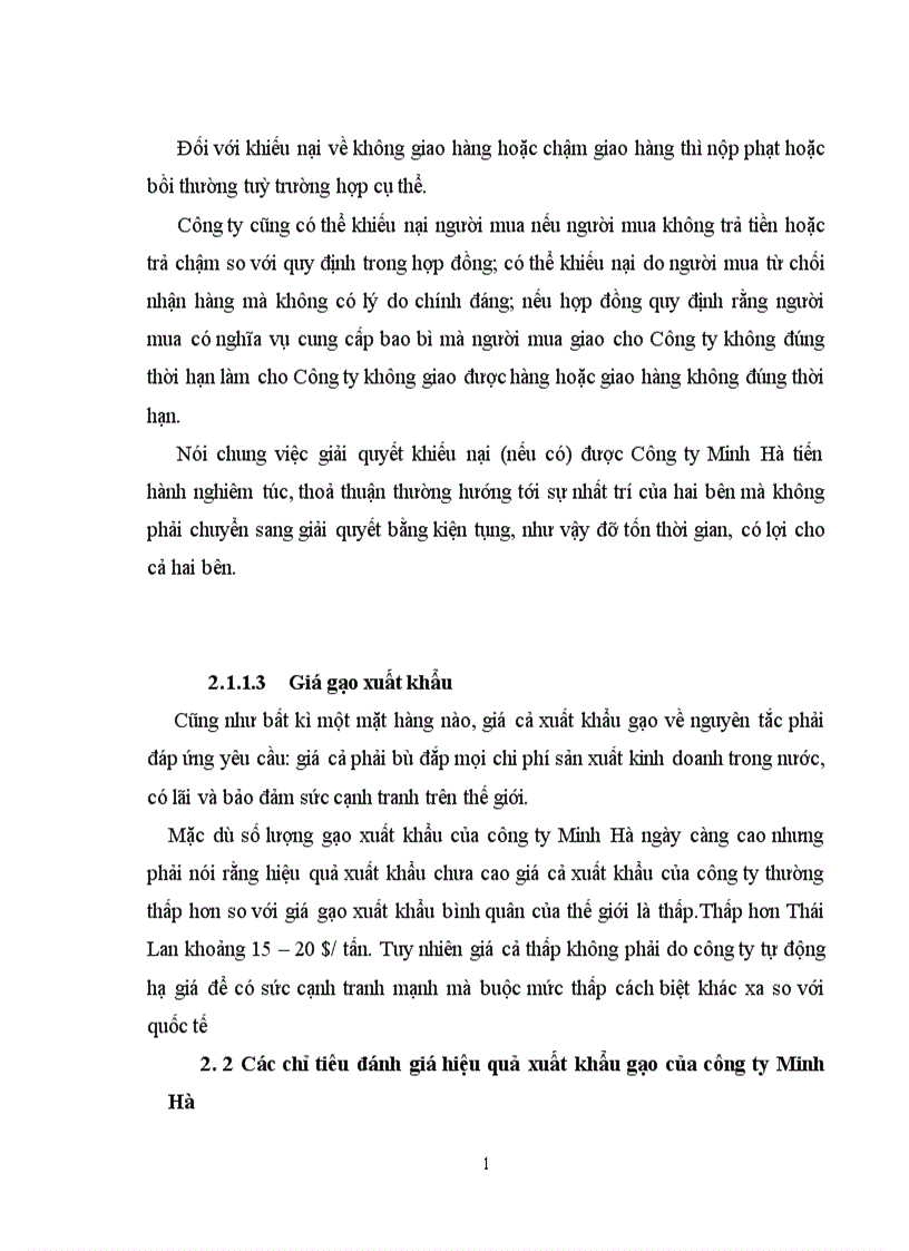 image for page Nâng cao hiệu quả xuất mặt hàng gạo tại Công ty Minh Hà