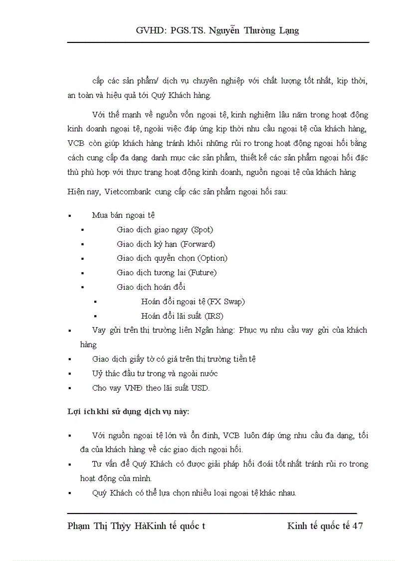image for page Mở rộng việc cung ứng dịch vụ ngân hàng tại Ngân hàng ngoại thương Hà Nội