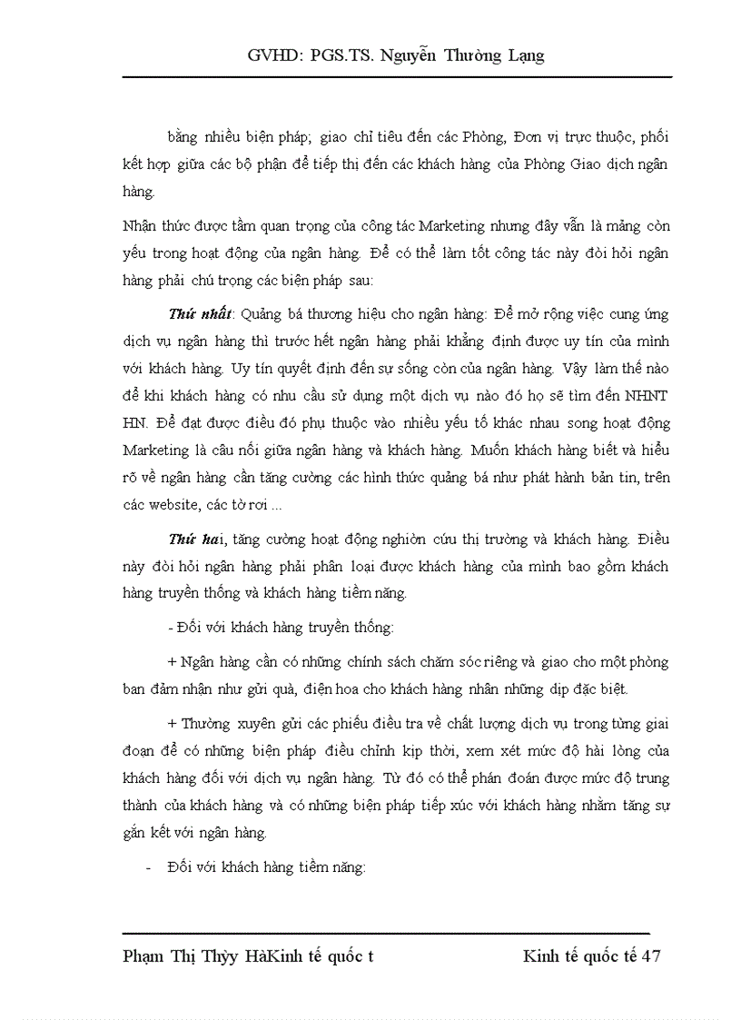 image for page Mở rộng việc cung ứng dịch vụ ngân hàng tại Ngân hàng ngoại thương Hà Nội