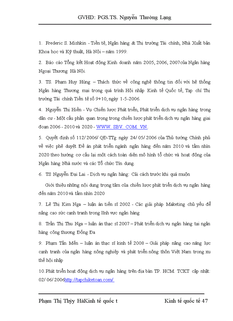 image for page Mở rộng việc cung ứng dịch vụ ngân hàng tại Ngân hàng ngoại thương Hà Nội