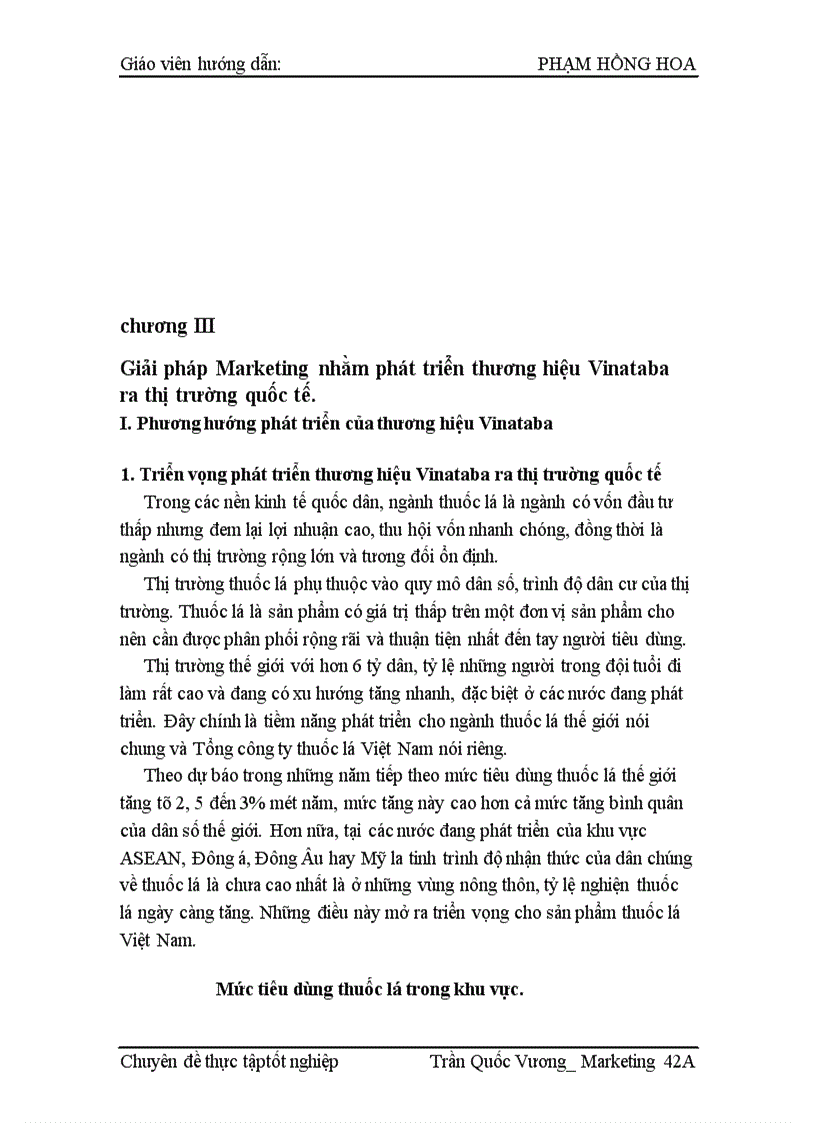 image for page Marketing với việc quảng bá thương hiệu Vinataba trên thị trường thế giới