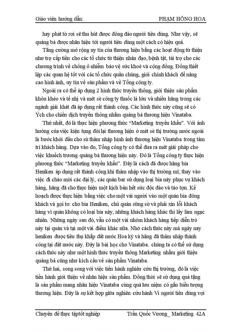 image for page Marketing với việc quảng bá thương hiệu Vinataba trên thị trường thế giới