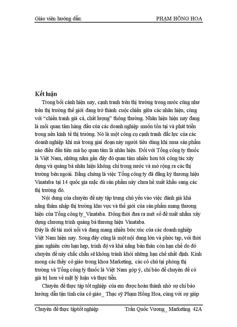 image for page Marketing với việc quảng bá thương hiệu Vinataba trên thị trường thế giới