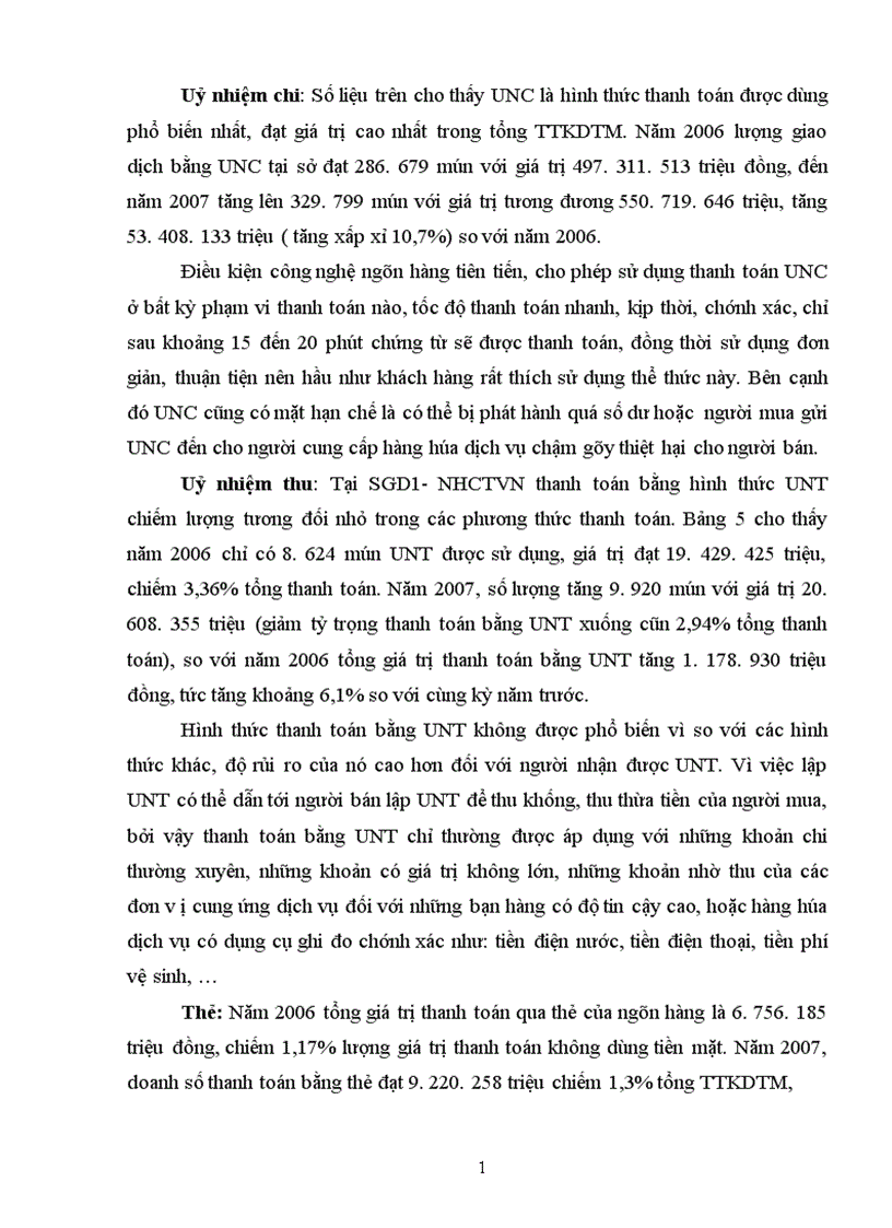 image for page Một số giải pháp góp phần mở rộng thanh toán không dùng tiền mặt tại SGD1 NHCTVN 1