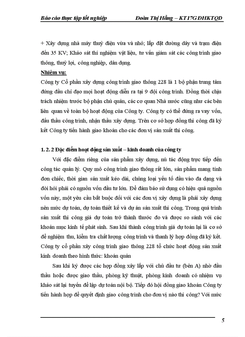 image for page Hoàn thiện công tác hạch toán chi phí sản xuất và tính giá thành sản phẩm tại công ty cổ phần xây dựng công trình giao thông 228
