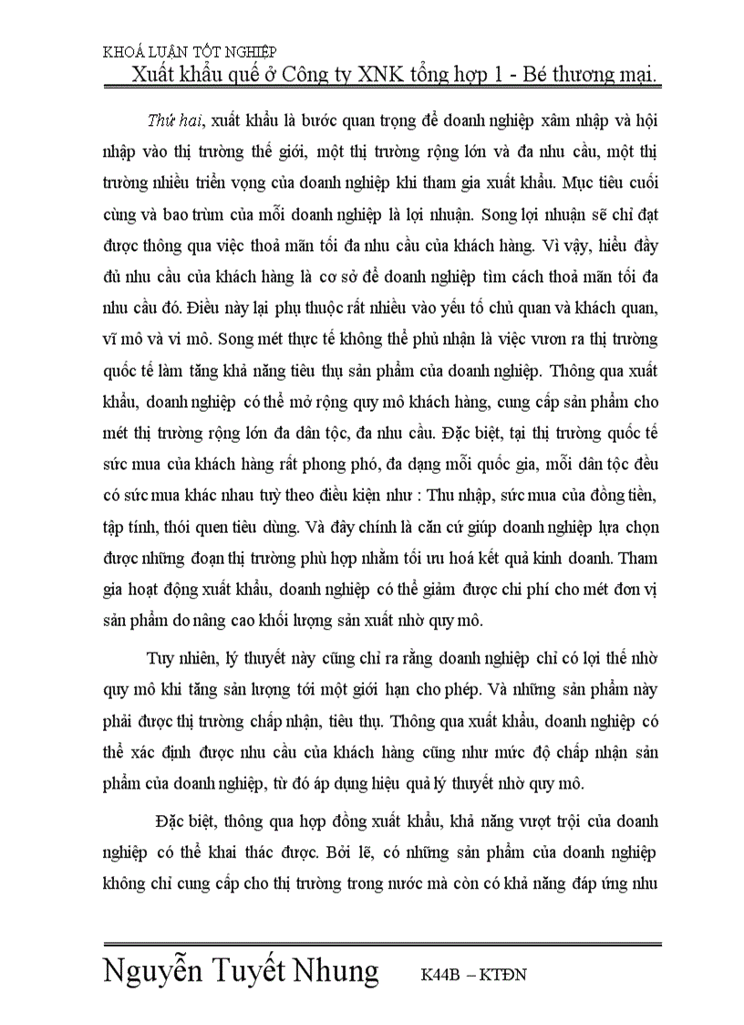 image for page xuất khẩu quế ở Công ty XNK tổng hợp 1 Bộ thương mại Thực trạng và giải pháp