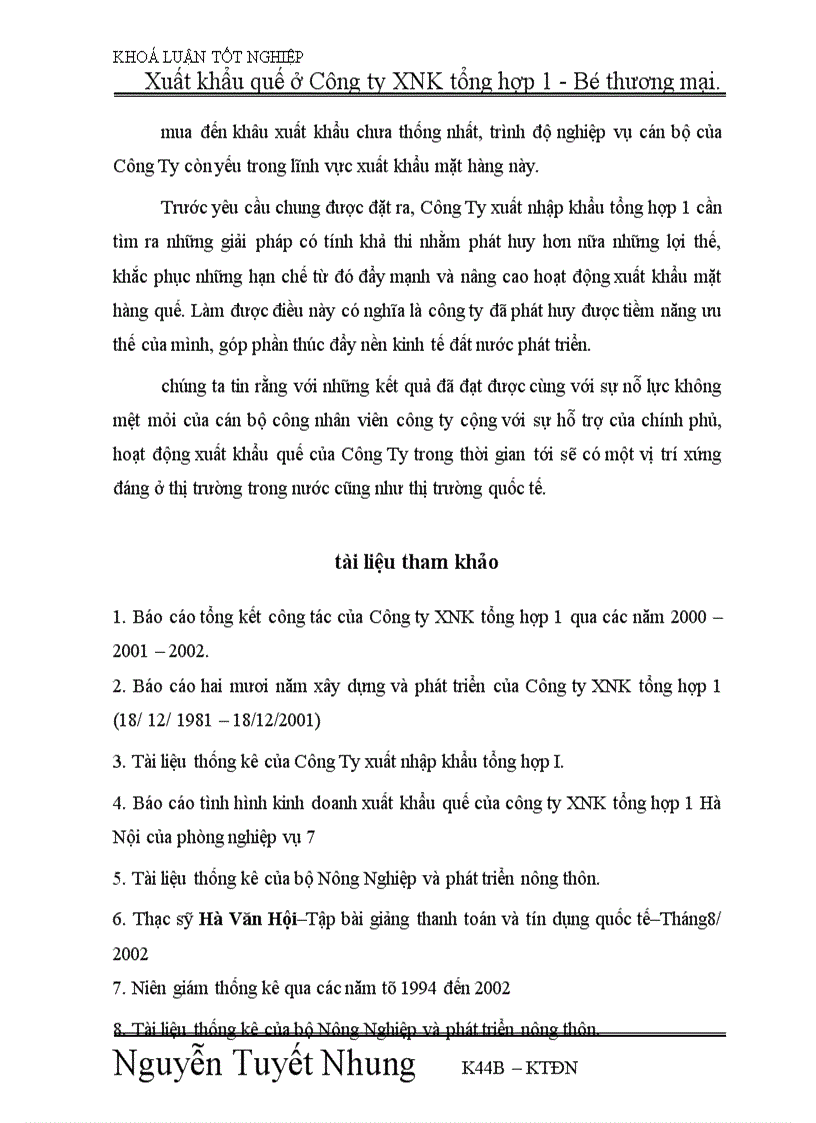 image for page xuất khẩu quế ở Công ty XNK tổng hợp 1 Bộ thương mại Thực trạng và giải pháp