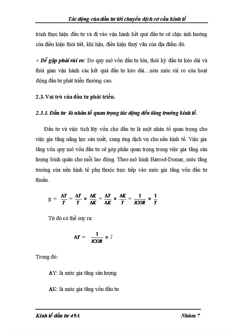 image for page Tác động của đầu tư đến chuyển dịch cơ cấu kinh tế ở Việt nam 1