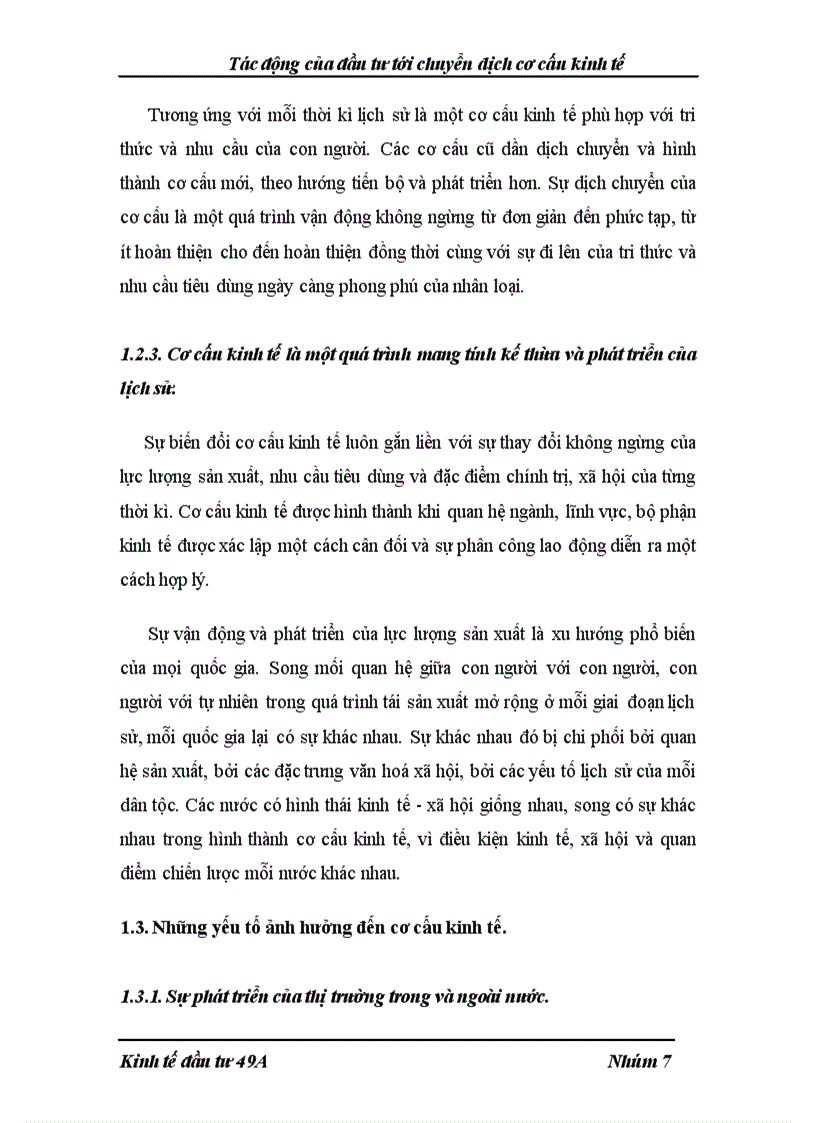 image for page Tác động của đầu tư đến chuyển dịch cơ cấu kinh tế ở Việt nam 1