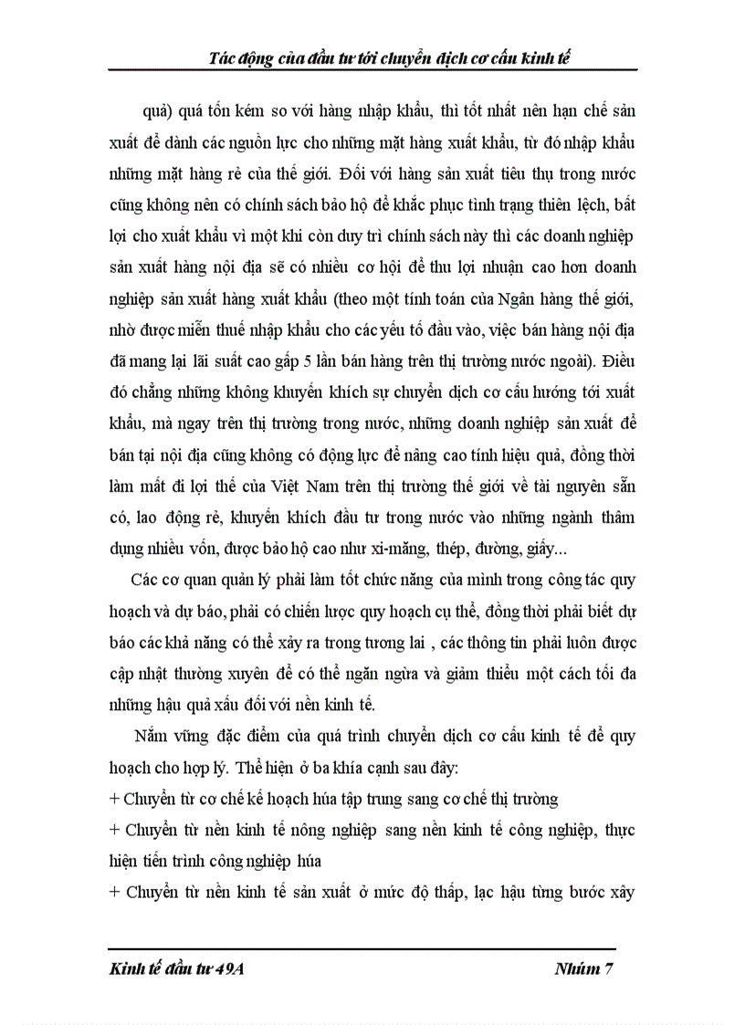 image for page Tác động của đầu tư đến chuyển dịch cơ cấu kinh tế ở Việt nam 1