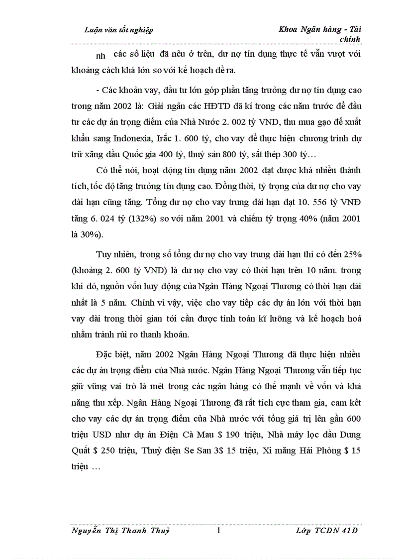 image for page Nâng cao chất lượng thẩm định tài chính dự án trong hoạt động cho vay tại Ngân Hàng Ngoại Thương Việt Nam 1