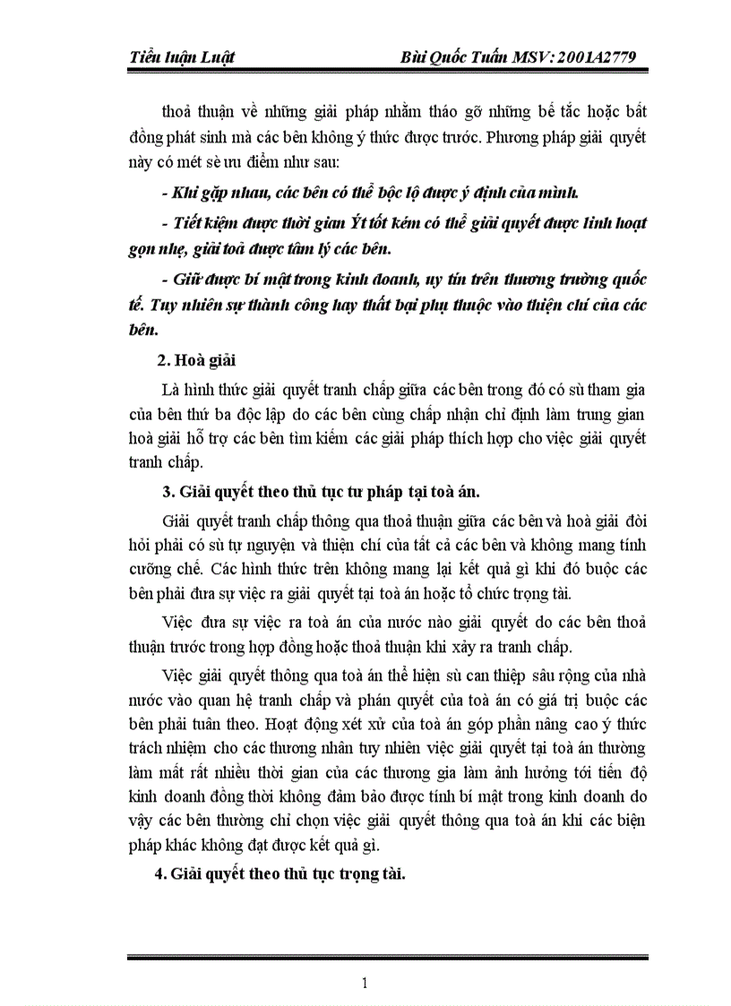 image for page Phân tích cách giải quyết xung đột pháp luật khi có tranh chấp về hợp đồng mua bán ngoại thương