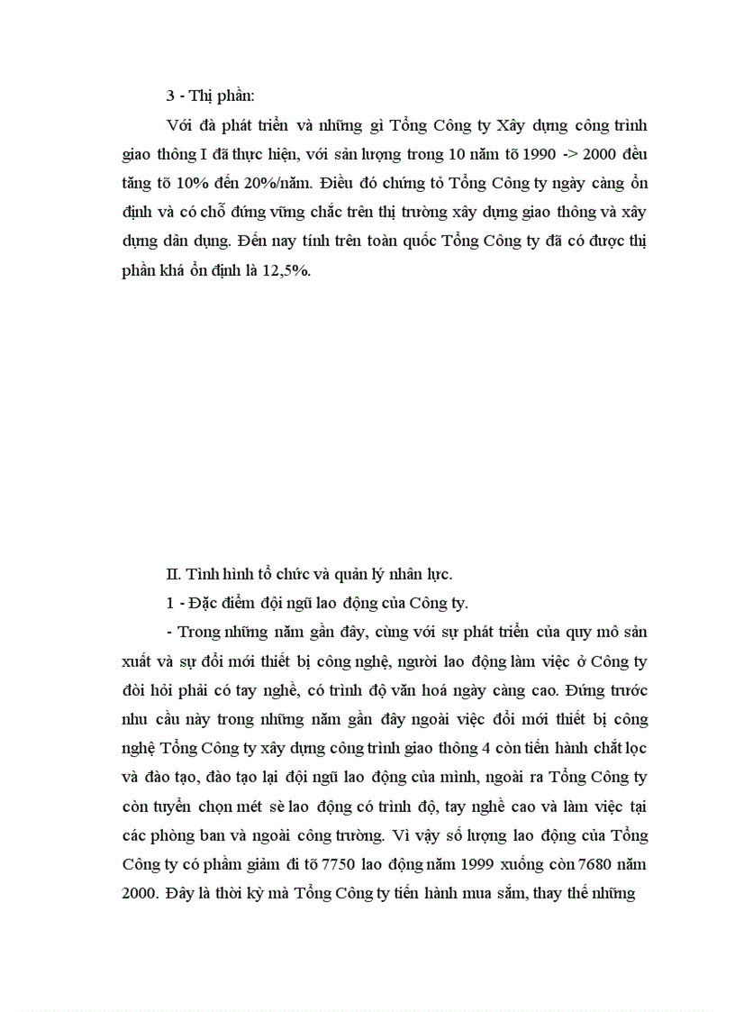 image for page Các mặt hoạt động sản xuất kinh doanh và quản trị nhân sự của tổng Công ty xây dựng công trình giao thông I 1