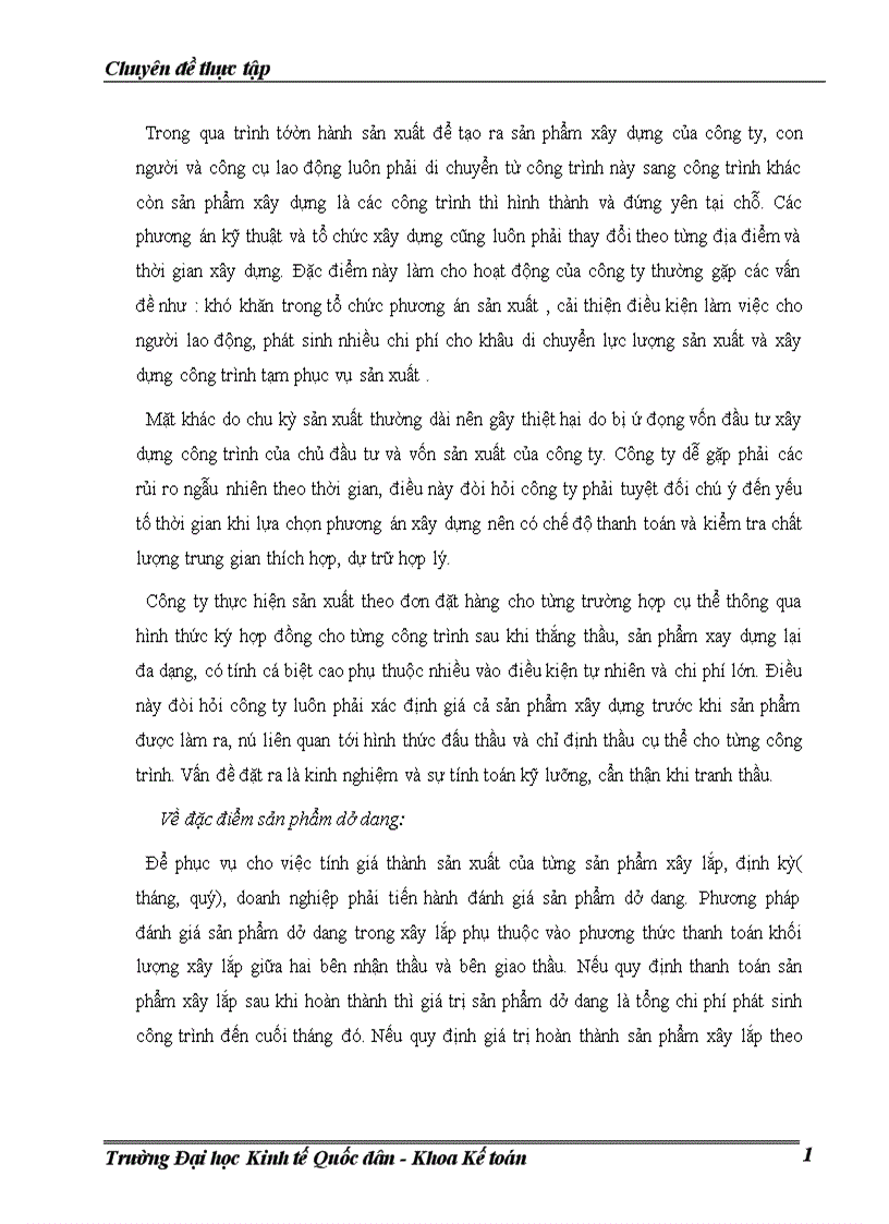 image for page Hoàn thiện kế toán tập hợp chi phí sản xuất và tính giá thành sản phẩm xây lắp 1