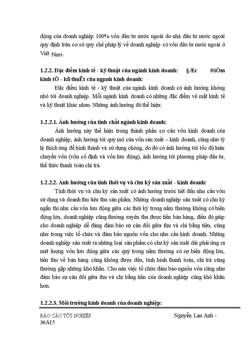 image for page Vốn kinh doanh và những biện pháp nâng cao hiệu quả sử dụng vốn kinh doanh ở Công ty vật liệu và công nghệ 1