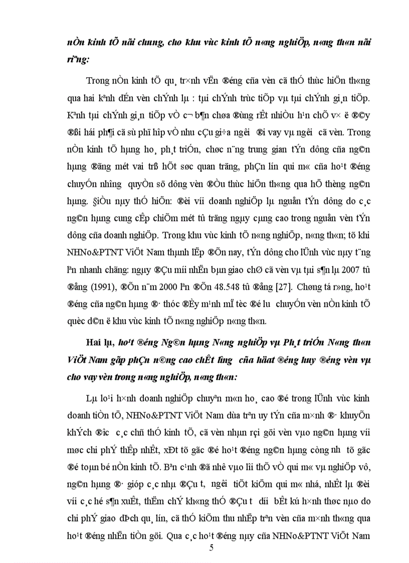 image for page Đổi mới cơ chế quản lý hoạt động kinh doanh của Ngân hàng Nông nghiệp và Phát triển Nông thôn Việt Nam trong nền kinh tế thị trường 1