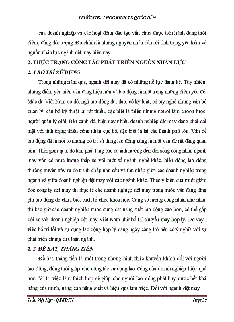 image for page Đào tạo và phát triển nguồn nhân lực ngành dệt may Việt Nam thực trạng và giải pháp