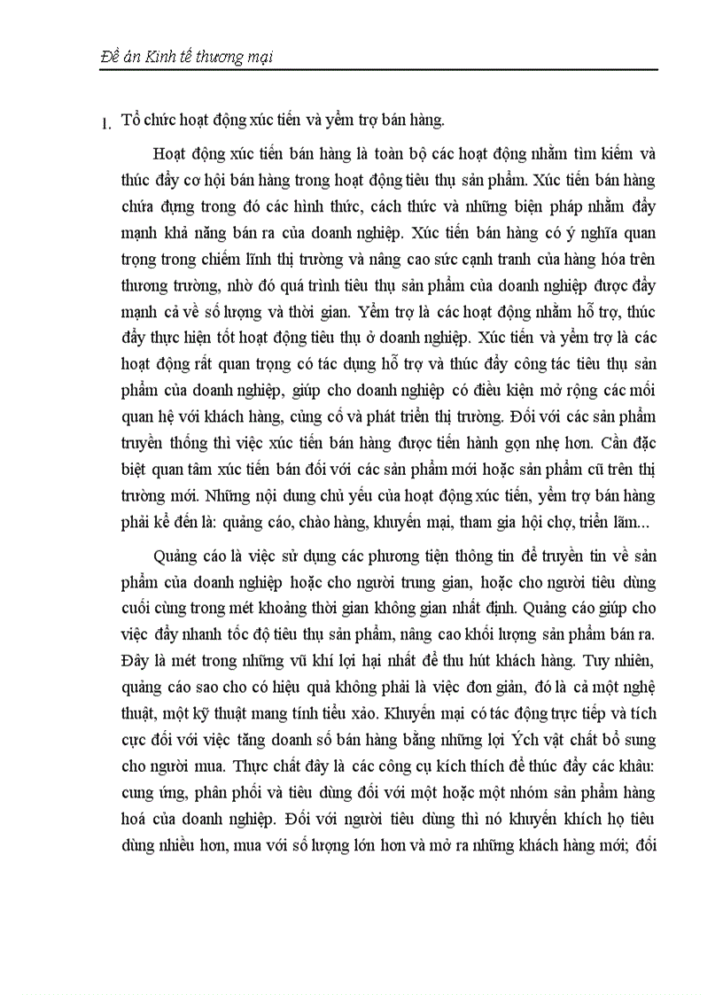 image for page Thực trạng và giải pháp về vấn đề tiêu thụ sản phẩm ở các doanh nghiệp hiện nay 1