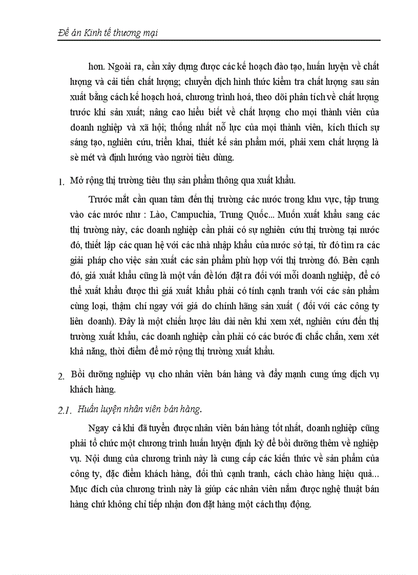 image for page Thực trạng và giải pháp về vấn đề tiêu thụ sản phẩm ở các doanh nghiệp hiện nay 1