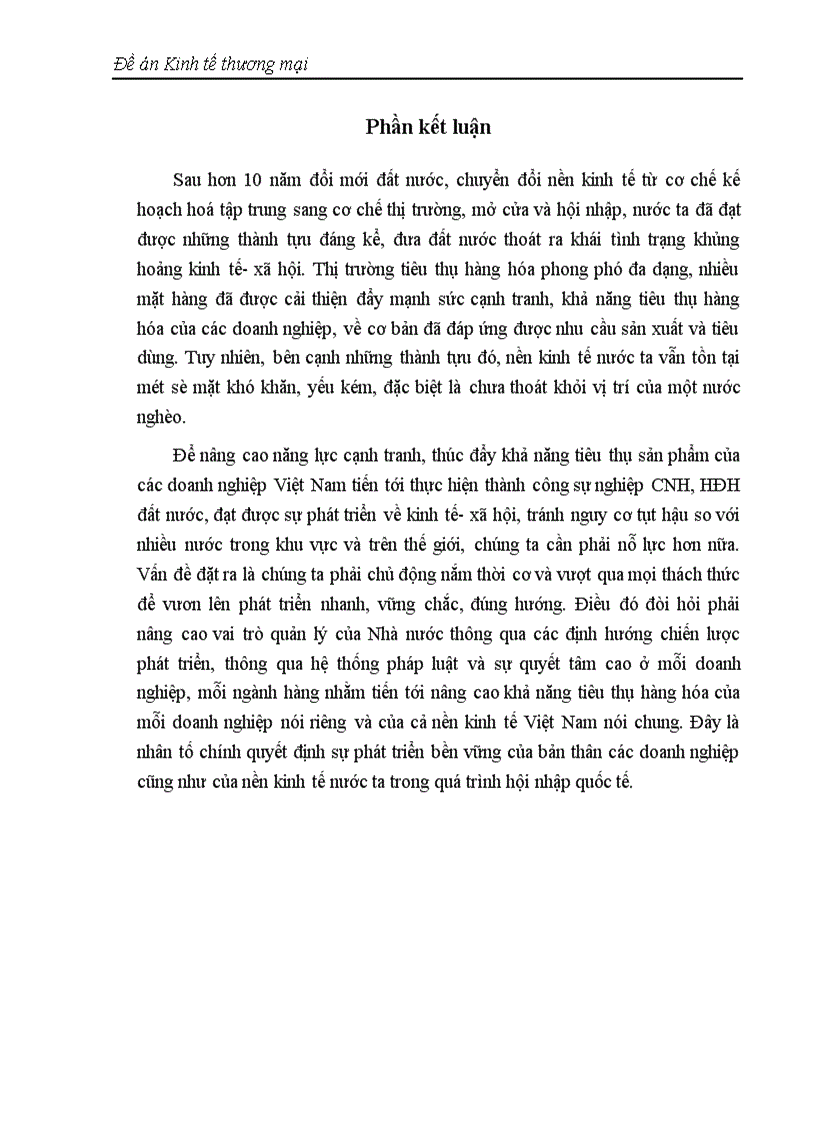 image for page Thực trạng và giải pháp về vấn đề tiêu thụ sản phẩm ở các doanh nghiệp hiện nay 1