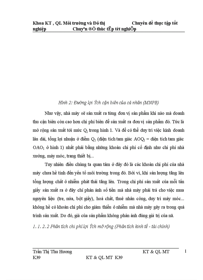 image for page Sử dụng phương pháp phân tích chi phí lợi ích mở rộng để đánh giá hiệu quả việc xây dựng hệ thống xử lí nước thải của nhà máy giấy Hoàng Văn Thụ