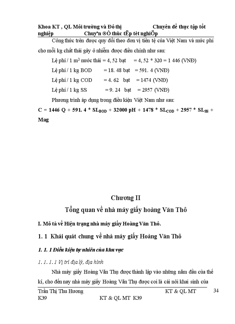 image for page Sử dụng phương pháp phân tích chi phí lợi ích mở rộng để đánh giá hiệu quả việc xây dựng hệ thống xử lí nước thải của nhà máy giấy Hoàng Văn Thụ