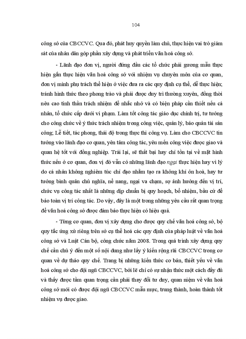 image for page Văn hoá công sở và quy chế văn hoá công sở tại các cơ quan hành chính nhà nước