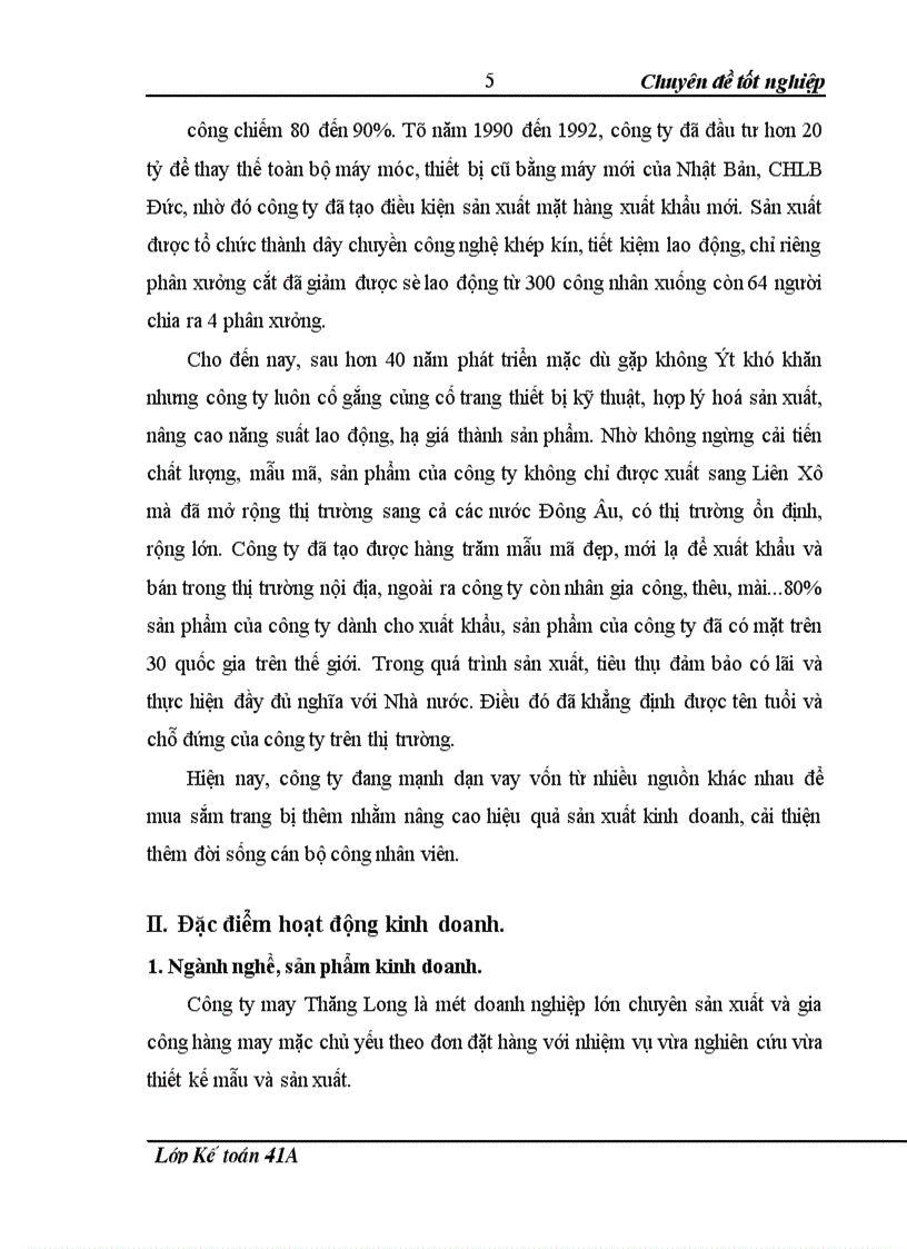 image for page Hoàn thiện công tác kế toán nguyên vật liệu ở Công ty may Thăng Long 1